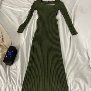 Zara green dress